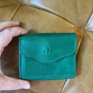 Portland Leather Goods PLG small Bozeman wallet cowboy mint